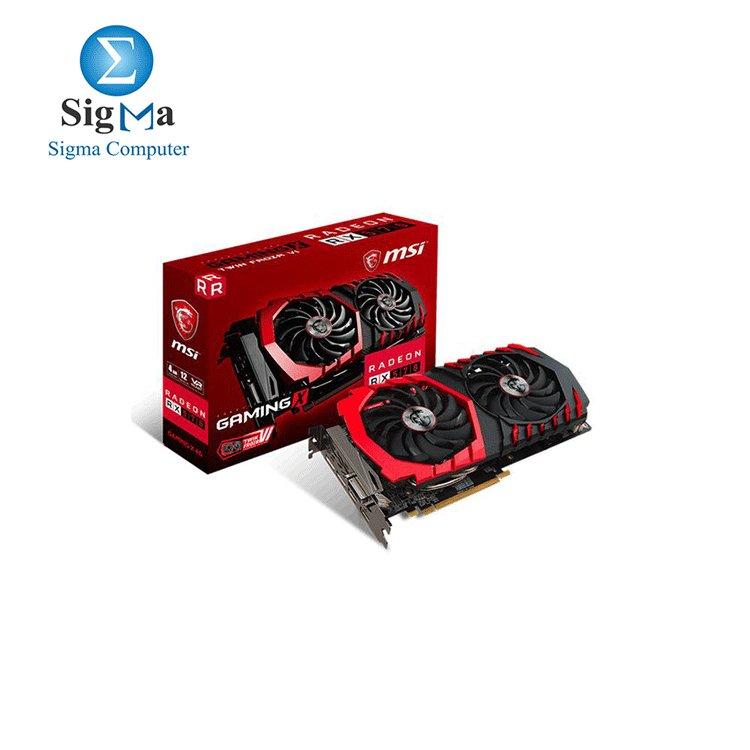 MSI 4GB Radeon RX 570 GAMING X Graphics Card - Main view