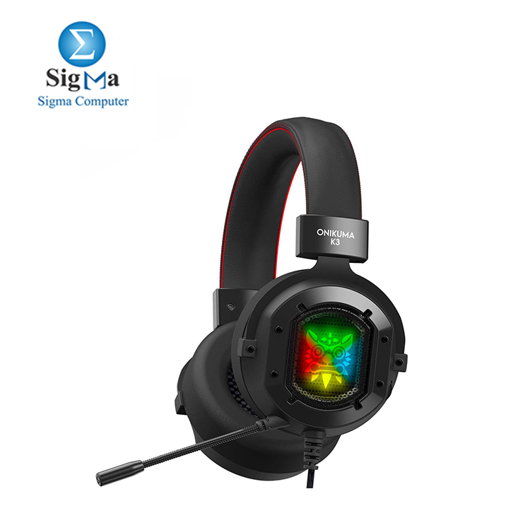 ONIKUMA K3 RGB Stereo Gaming Headset for Xbox One, PC, PS4 Over