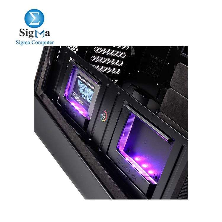 BitFenix Shougun Black RGB Aluminum Case  RGB Fan Synchronization 