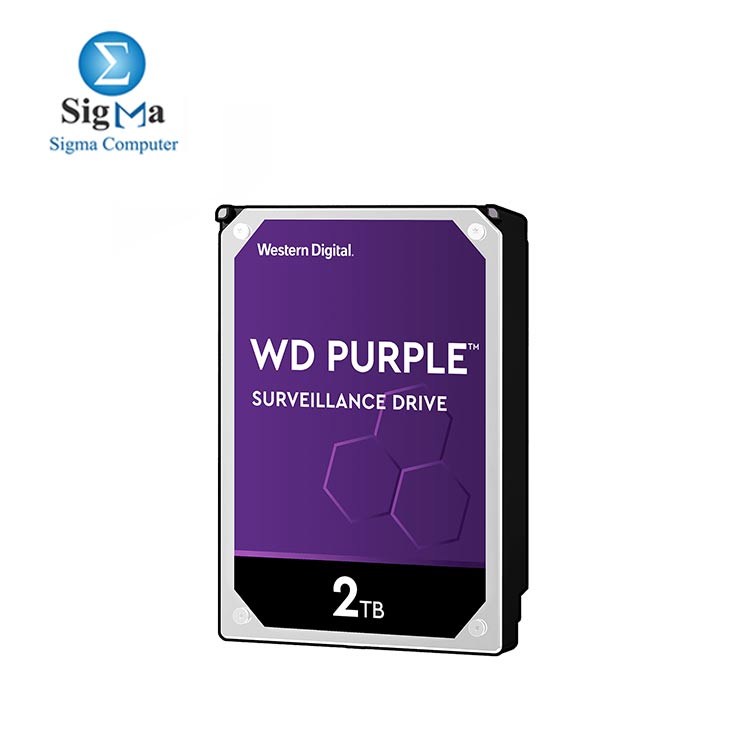 WD  Hard Drive 2TB Purple Surveillance 3.5