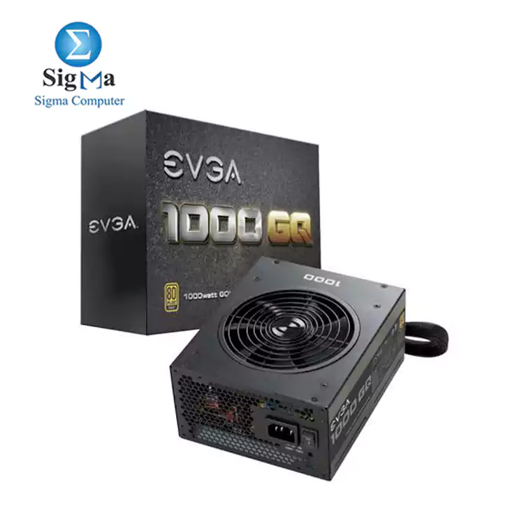 EVGA 1000 GQ, 80+ GOLD 1000W, Semi Modular, EVGA ECO Mode Power Supply 210-GQ-1000-V2