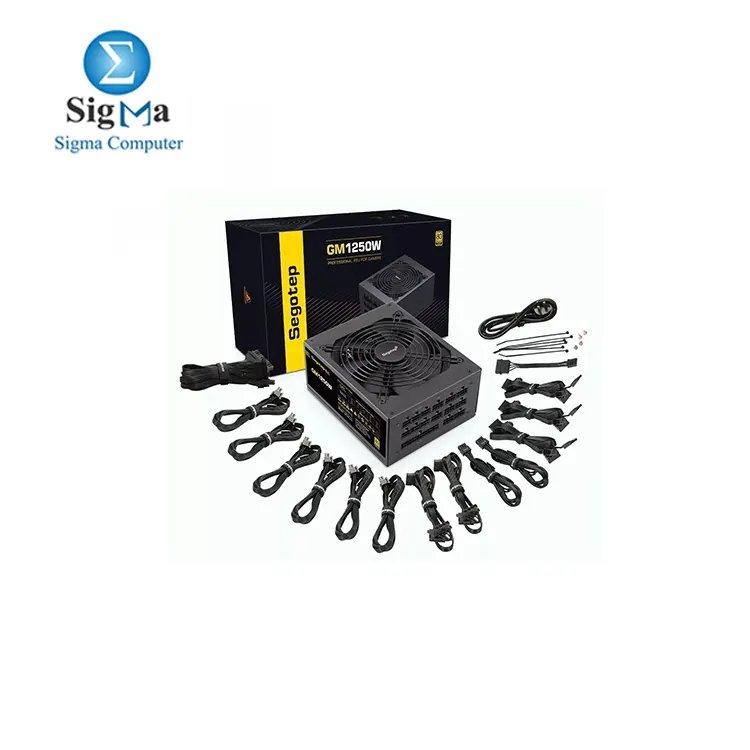 Segotep GM1250W Full Modular 80 Plus Gold Power Supply - Main view