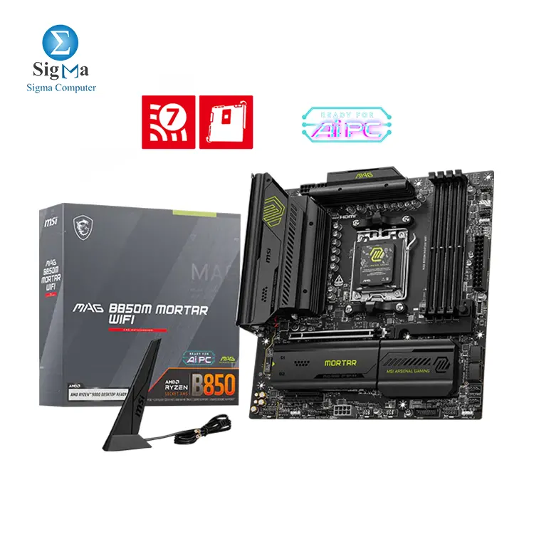 MSI AMD MAG B850M MORTAR  WIFI - Main view