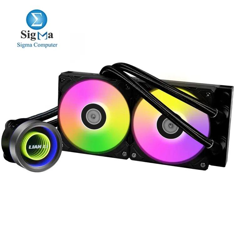 Lian Li Galahad II Trinity 240MM High-Performance AIO Liquid CPU Cooler – Black - Main view