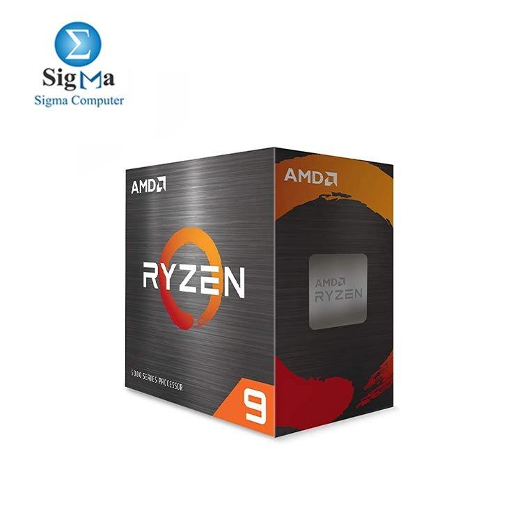 CPU-AMD-RYZEN 9 5900X 12-Core 3.7 GHz Socket AM4 105W 100-100000061WOF Desktop Processor - Main view