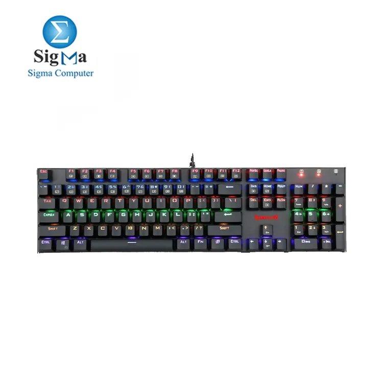 Redragon K565 Rudra Rainbow Mechanical Gaming Keyboard - Red Switch - Main view