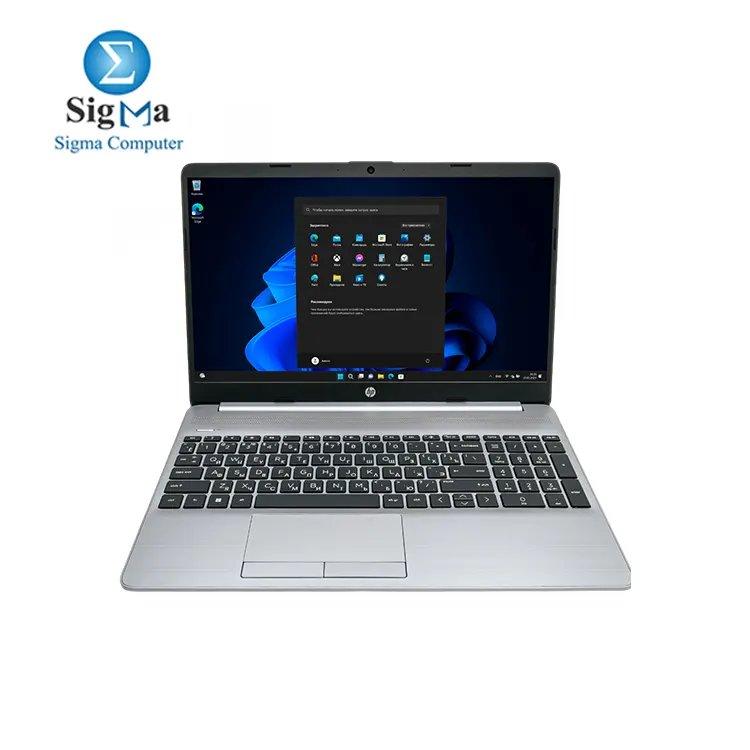 HP 255 G8 Laptop 15.6 Full HD Display AMD Ryzen 5 5500U 2.10GHz Processor 8GB RAM 256GB SSD SHARED DOS English Arabic Keyboard BLACK 7J034AA BH5 - Main view