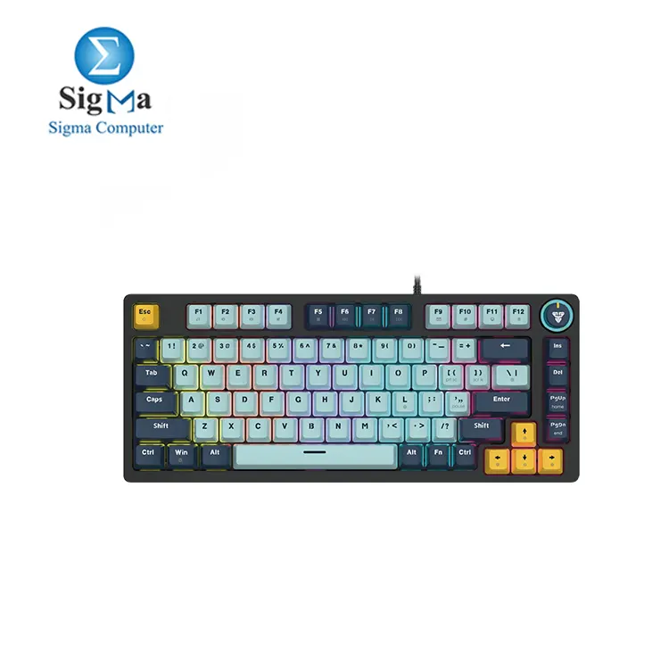 FANTECH MK875v2 ATOM81 Mechanical Keyboard Sky Blue Blue Switch - Main view