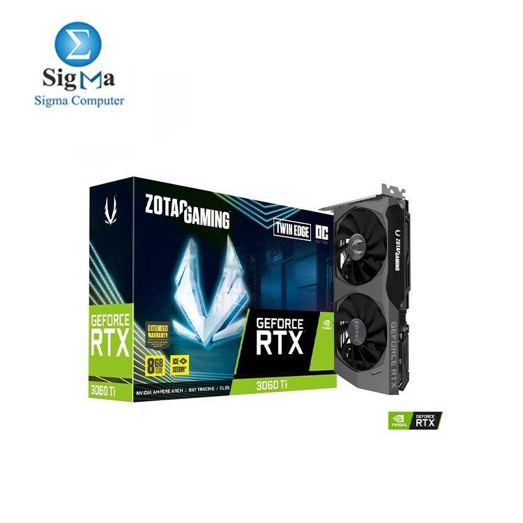 ZOTAC GAMING GeForce RTX 3060 Ti Twin Edge LHR 8GB - Main view