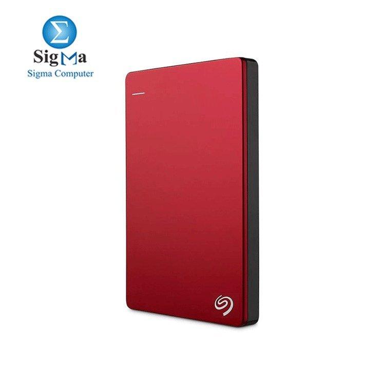 2TB Backup Plus Slim Portable USB 3.0 External HDD - Red - Main view