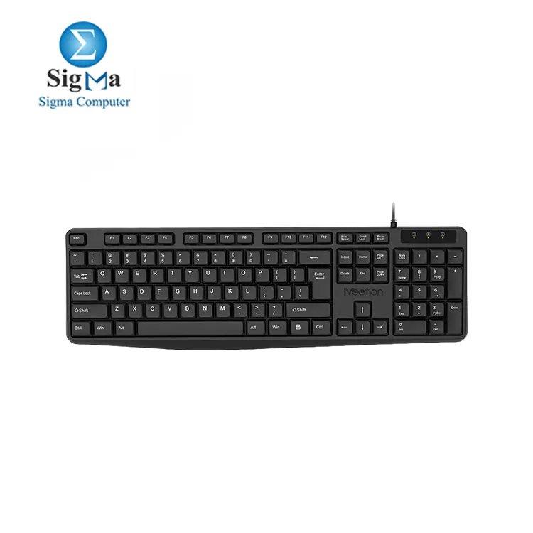 MEETION K200 Standard USB Chocolate Keyboard - Main view