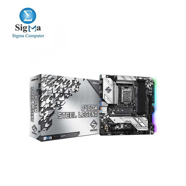 Asrock B460M Steel Legend - Main view