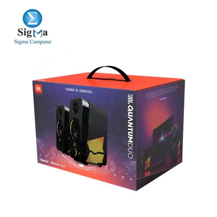 JBL Quantum Duo PC Gaming Speakers Bluetooth-black - Main view