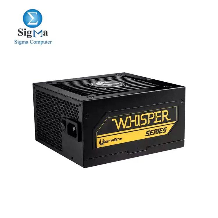 BitFenix Whisper M 80 Plus Gold Full Modular 650W PSU - Main view