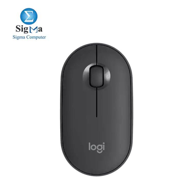LOGITECH M350 PEBBLE WIRELESS MOUSE - BLACK - 910-005718 - Main view