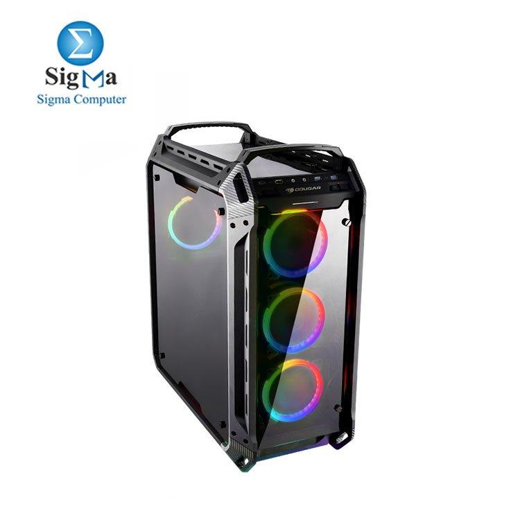 Cougar Panzer EVO RGB Black ATX Full Tower RGB LED Gaming Case - Main view