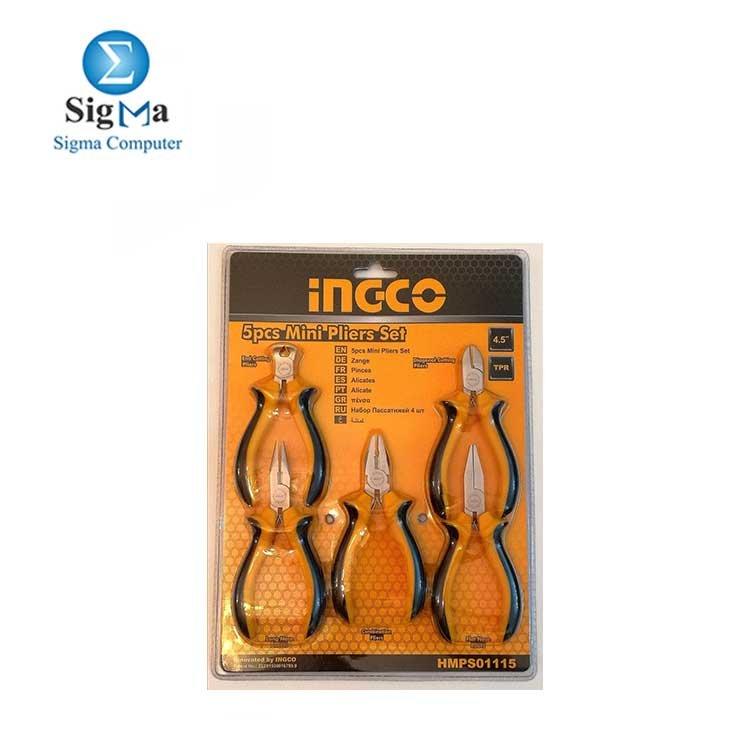 INGCO 5pcs mini pliers set 4.5 mm - Main view