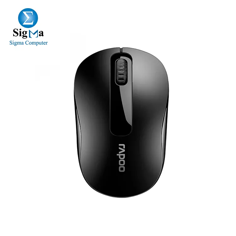 Rapoo M10 PLUS WIRELESS OPTICAL GAMING MOUSE - Black - Main view