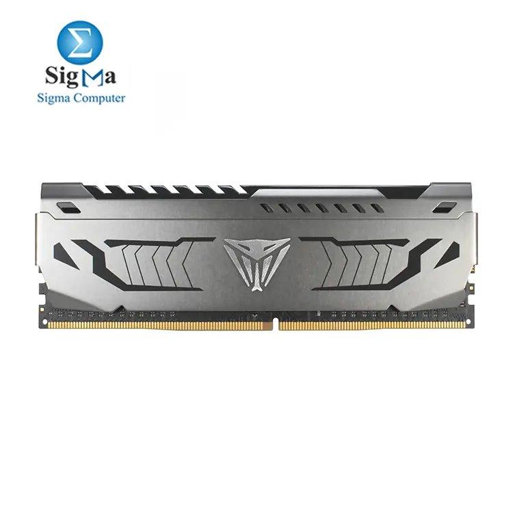 Patriot Viper Steel PVS48G320C6 – 8GB DDR4 3200MHz CL16, 1.35V, XMP 2.0, Gunmetal Heatspreader, Compatible with Intel & AMD - Main view