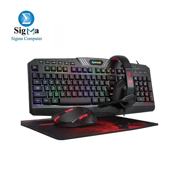 Redragon S101 Wired Rgb Backlit Gaming 4 In 1 Combo - Main view