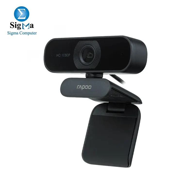 RAPOO C260 USB Full HD Webcam - Black - Main view