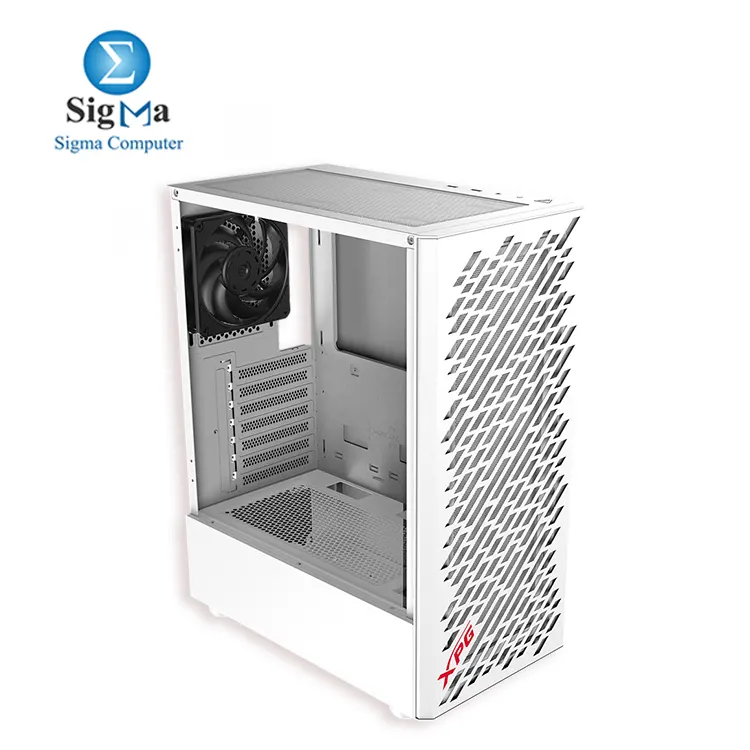 XPG VALOR AIR Compact White Mid-Tower Chassis - Main view