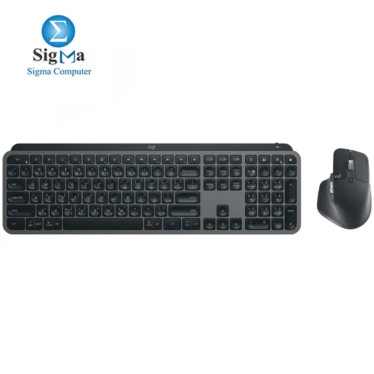 Logitech MX Keys S High-Performance Wireless Keyboard/Mouse Combo Graphite - Main view