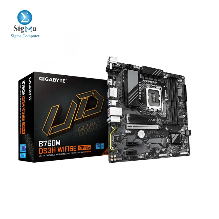 GIGABYTE INTEL B760M DS3H WF6E D4 G5 1.0 - Main view
