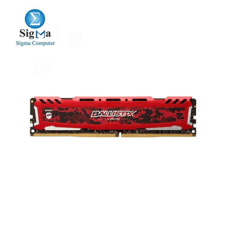 Crucial Ballistix Sport LT 3200 MHz DDR4 DRAM Desktop Gaming Memory Single 8GB CL16 - Main view