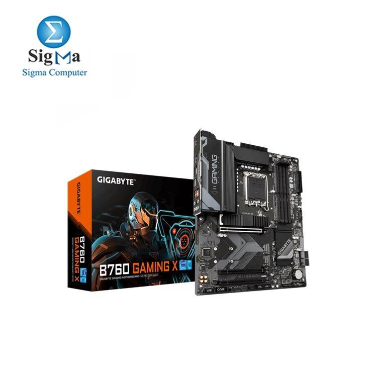 GIGABYTE INTEL B760 GAMING X DDR4 GEN5 Socket LGA 1700 Motherboard - Main view