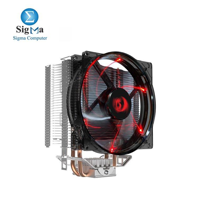 Redragon CC-1011 Reaver CPU Cooler with Red Led 120mm Fan and 4 Heat Pipes Multi Compatible - Main view