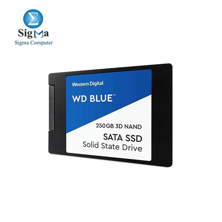 WD Blue 250GB 3D NAND SATA III 6Gb-s 2.5 Inch Inch 7mm Internal SSD - Main view