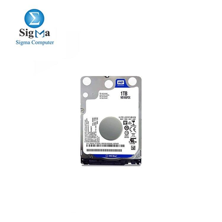 Western Digital 1TB Hard Disk Drive - 5400 RPM SATA 6 Gb/s 128MB Cache 2.5 Inch  LAPTOP - WD10SPZX - Blue - Main view