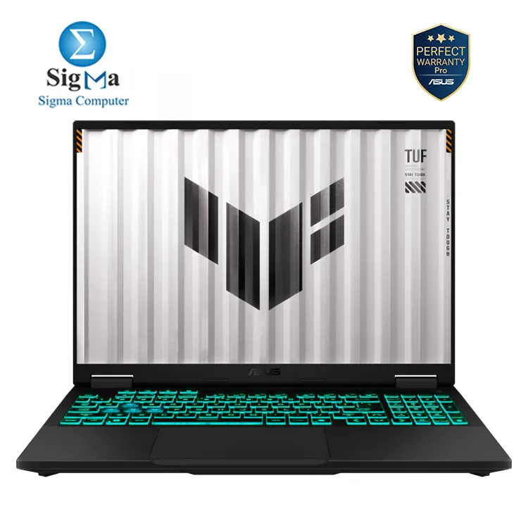 ASUS TUF Gaming A16 FA608UH-RV007W AMD Ryzen 7 260 - NVIDIA RTX 5050 8GB - 16GB DDR5-5600MHZ - 512GB PCIe 4.0 NVMe - 16-inch FHD+ WUXGA IPS-level 165Hz - Windows 11 - Main view