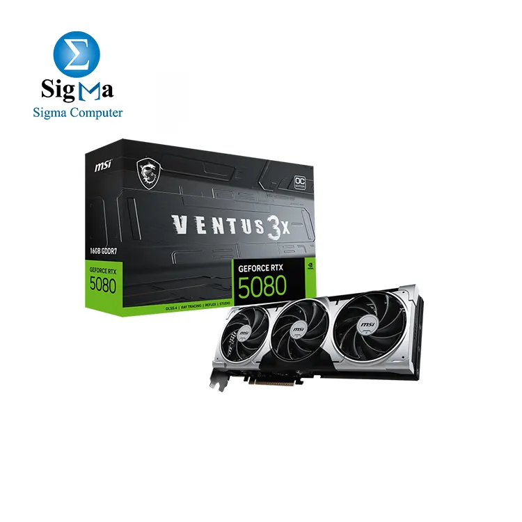 Msi GeForce RTX™ 5080 16G VENTUS 3X OC PLUS - Main view