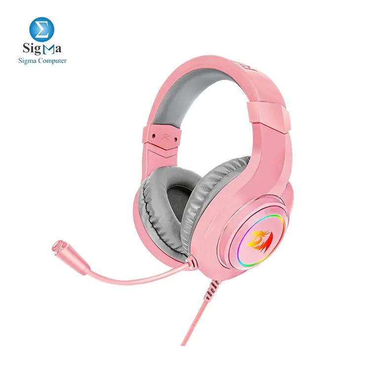 REDRAGON H260 Hylas Pink RGB-2x3.5mm JACK+(USB For RGB) - Main view