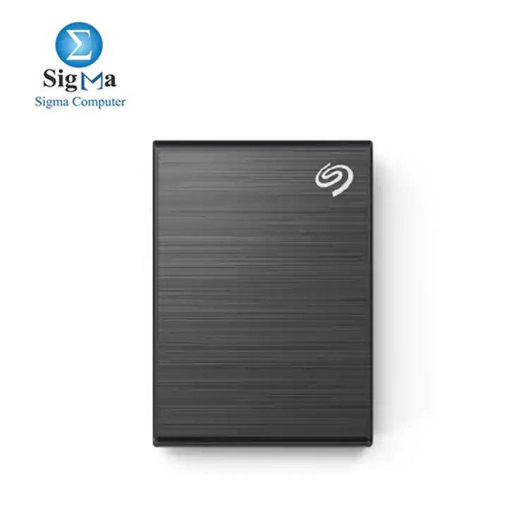 Seagate 1TB One Touch Portable Hard Drive USB 3.0 Black - Main view