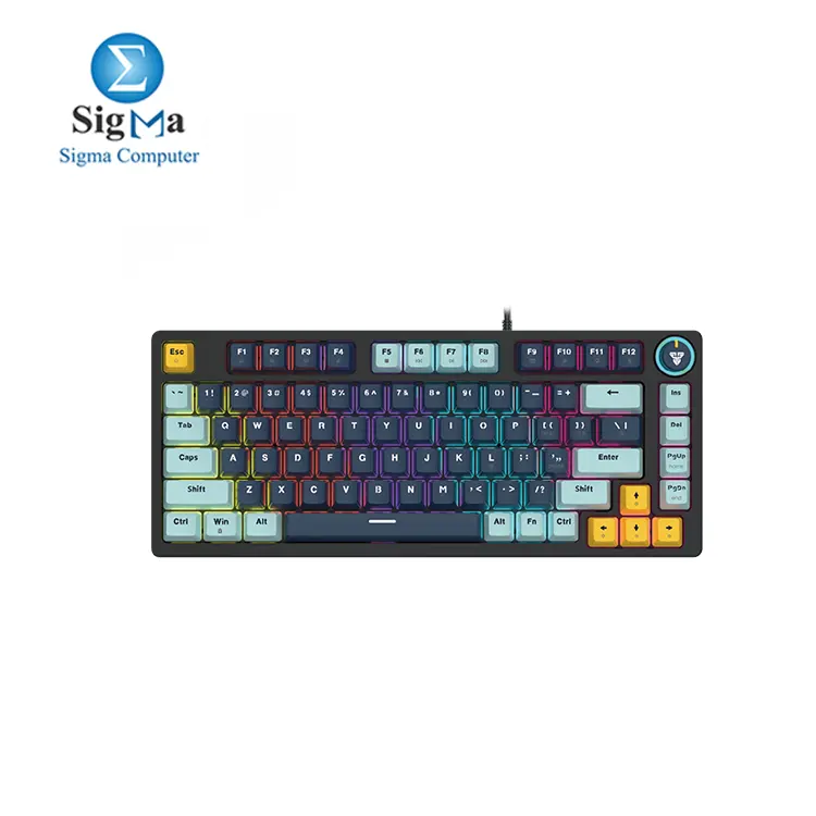 FANTECH MK875v2 ATOM81 Mechanical Keyboard NAVY Blue Blue Switch - Main view