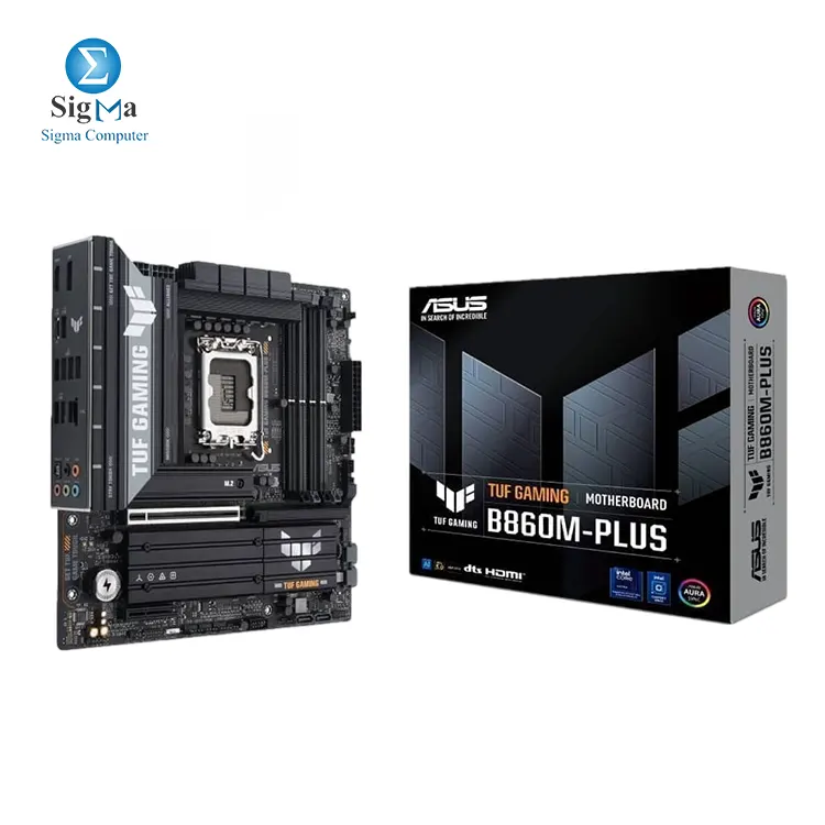 ASUS INTEL TUF Gaming B860M Plus Motherboard - Main view