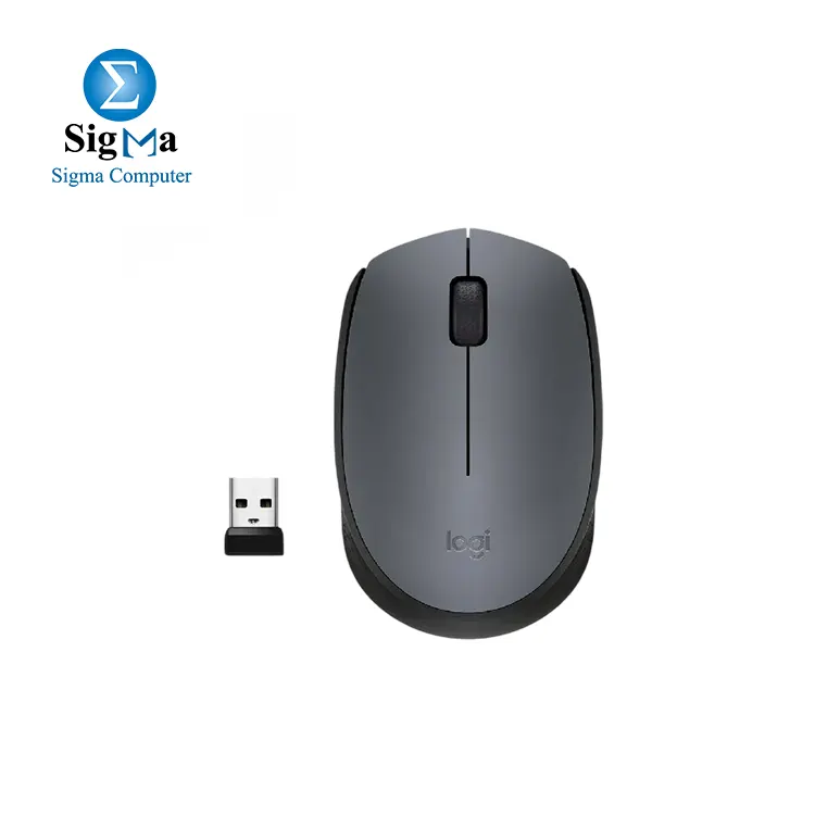 Logitech M170 Wireless Mouse – Grey - 910-004642 - Main view
