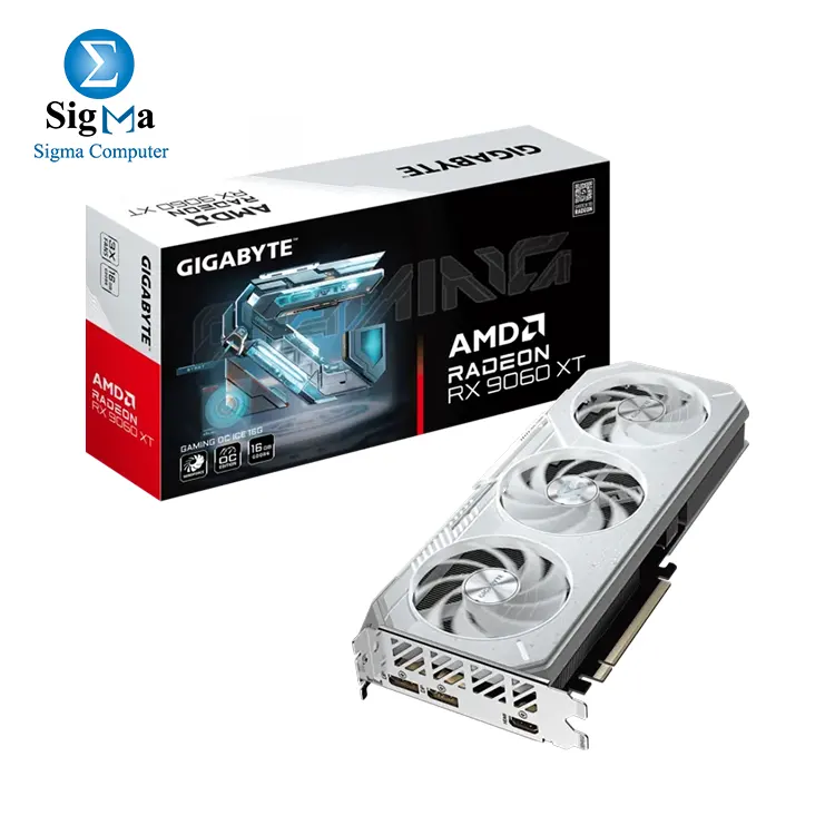 Gigabyte Radeon RX 9060 XT GAMING OC ICE 16Gb - Main view