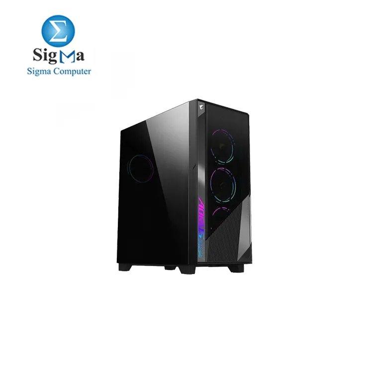 GIGABYTE Aorus C500 Mid Tower Case - Black - Main view