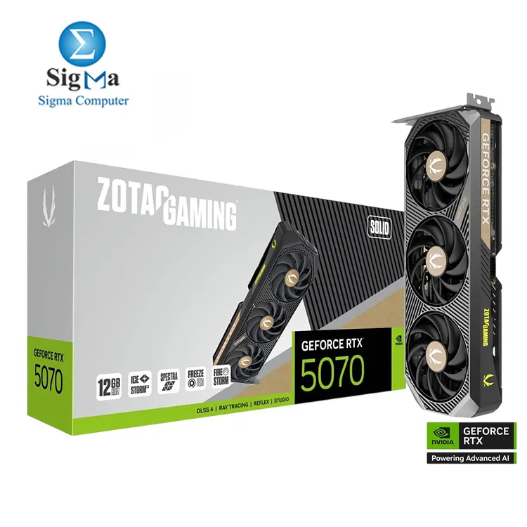 ZOTAC RTX 5070 SOLID 12G DDR7 - Main view