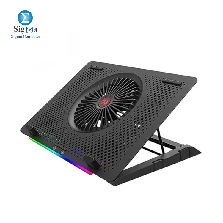REDRAGON GCP500 - 1 X 140mm FAN + 4 X 60mm FAN - 2400 RPM ± - up to 15.6 - HUB USB 2.0 x 1 - RGB - Phone Holder - Adjustable Stand-Light-Speed - Main view