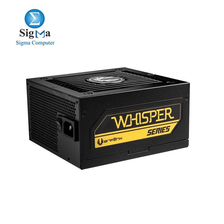 BitFenix Whisper M 80 Plus Gold Full Modular 750W PSU - Main view