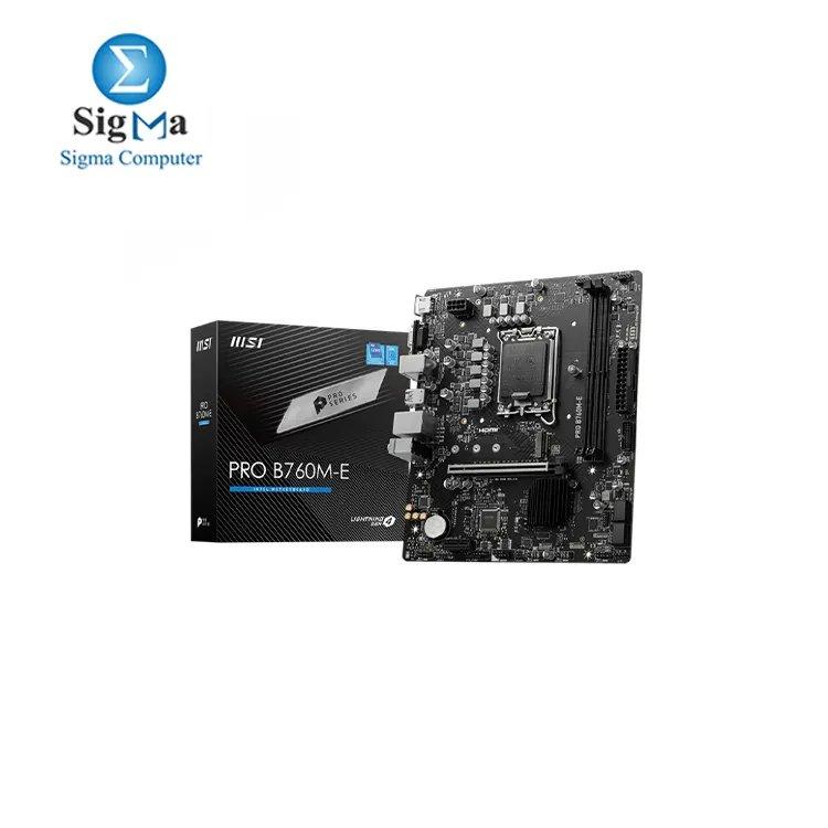 MSI PRO B760M-E Socket LGA 1700 Motherboard - Main view