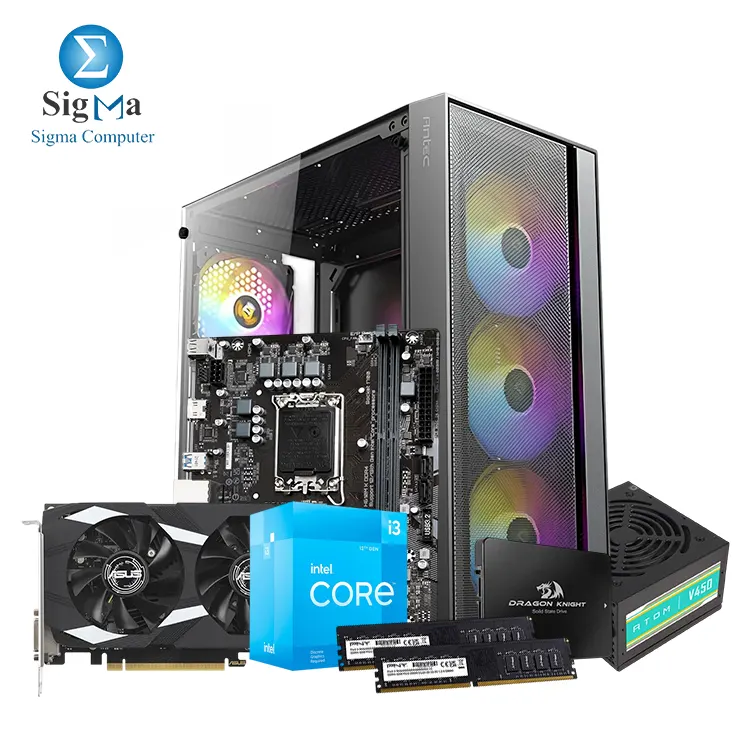 CPU-Intel-Core i5-12400F 6 Core 12 Threads TRAY and Phantom HF-400