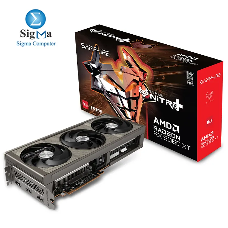 Sapphire NITRO+ Radeon RX 9060 XT Gaming OC 16GB - Main view