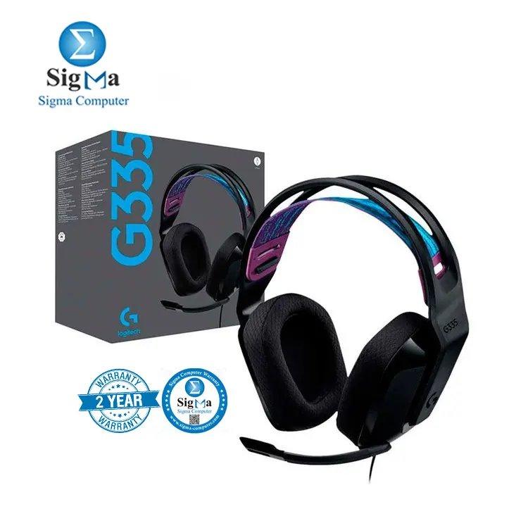 Logitech G335 Wired Gaming Headset Black - 981-000978 - Main view