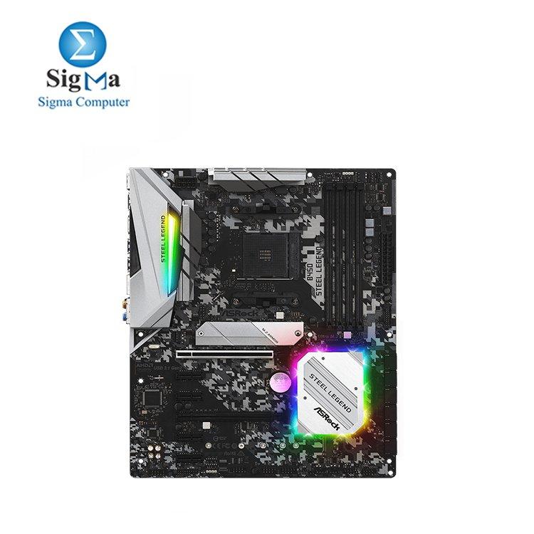 Asrock B450 Steel Legend - Main view